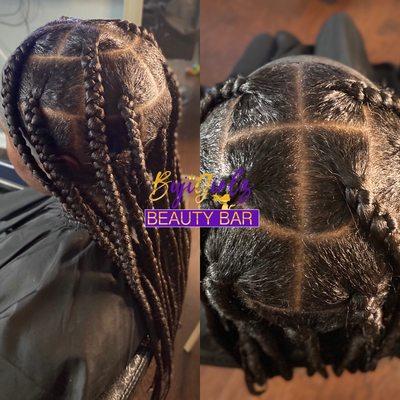 Large Knotless braid