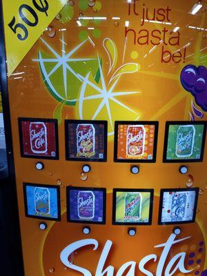 When was the last time you saw a soda machine with fifty-cent items?!!