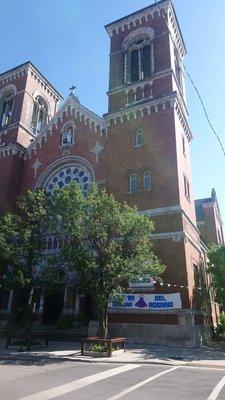 Front of St. Joseph Church on 48th St. & Hermitage Avenue