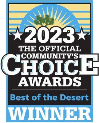 Award winning services. Best of the Desert 2023 winners for "Best Car Was/Detail Shop"!