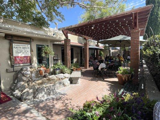 Entrance Patio Area