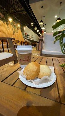 Pan de Bono and Latte