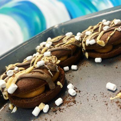 Protein Donut Sandwiches