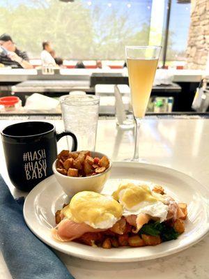 Lox Benedict & Grapefruit Mimosa