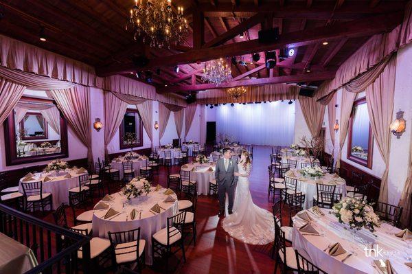 This is the dining room/ dance floor of Padua