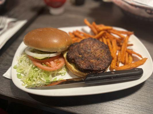 Keep It Simple veggie with sweet potato fries