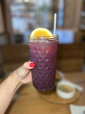 Butterfly pea refresher