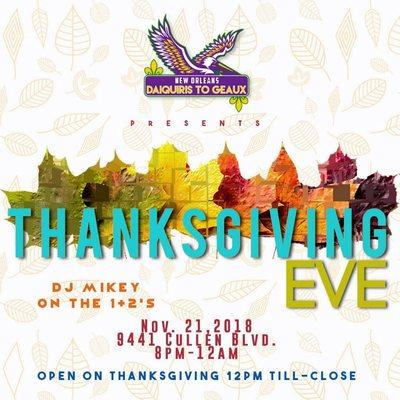 Thanksgiving Eve Party