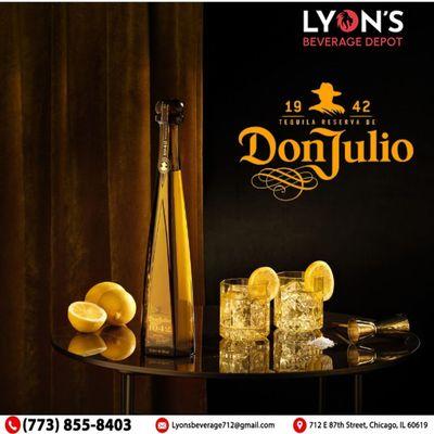 Elevate your spirits with Don Julio 1942, now available in-store! Treat yourself to the rich flavors of this premium tequila.