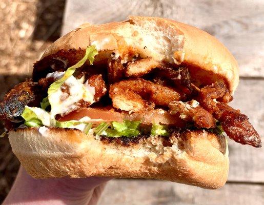 Buffalo ranch chickun sandwich