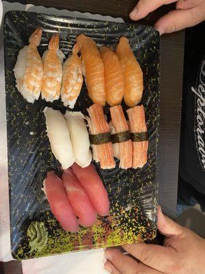 Raw sushi