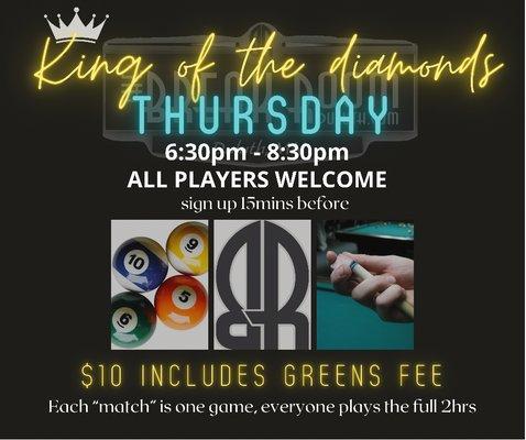 King of the diamonds Thursday's!!