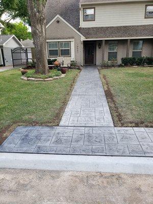 Want your front side walk to bright up in your neighborhood give us a call