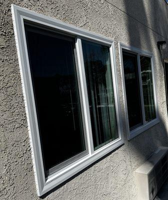 Window replacements at an apartment complex with the Low E tint to help with the extreme summer heat.