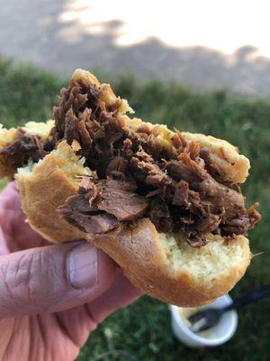 Brisket sandwich