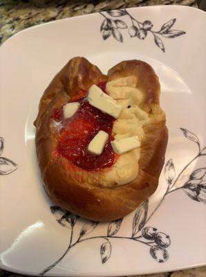 Strawberry Cream Cheese, Mexican Danish Pastry. Absolutely delicious.