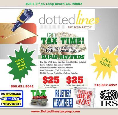 Dotted Lines Tax Preparations