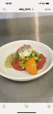 Heirloom tomato salad