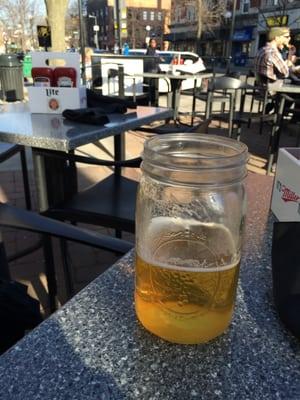 Beer on the patio!