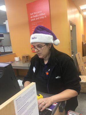 Fed Ex Team Member Megan at my local Fed Ex Store!!