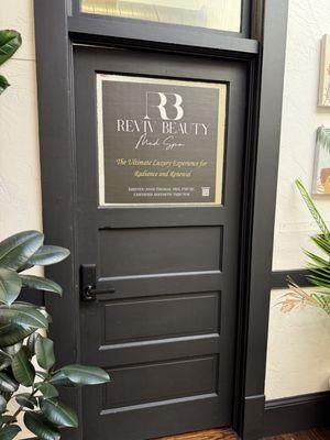 Reviv Beauty Med Spa front door