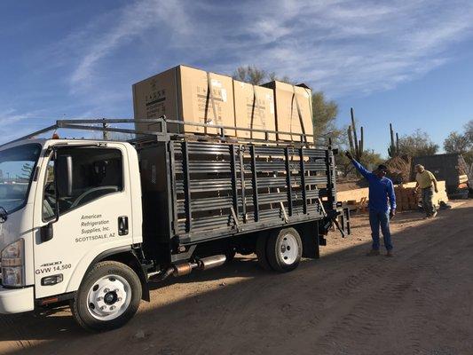 7 unit install - 6 package units and an evaporative cooler!