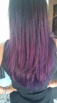 Violet ombré by Hector