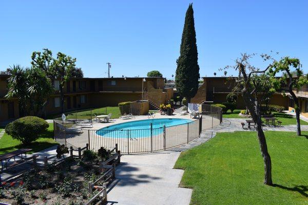 One of our two sparkling pools.