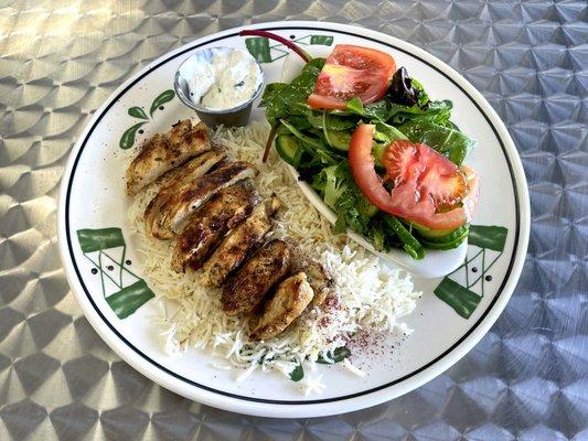 Grilled Chicken Plate - Mmm!