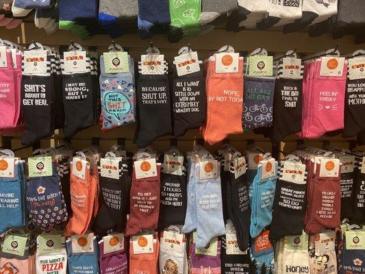 Sassy phrase socks