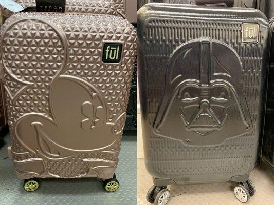 Mickey vs Darth Vader Rolling Luggage