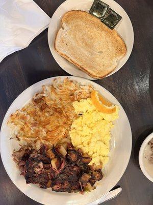 Corn Beef Hash Plate