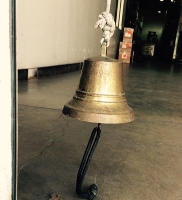 Once you've ordered go outside to the loading dock and ring the bell for pickup