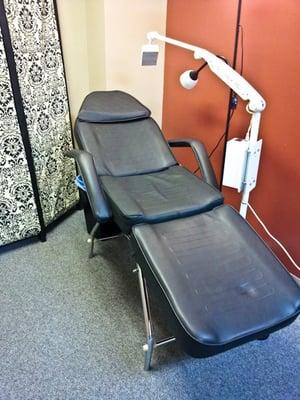 The comfortable chairs you lounge in during treatment