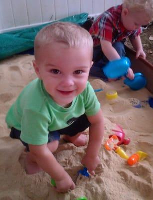 Digging in the sand box