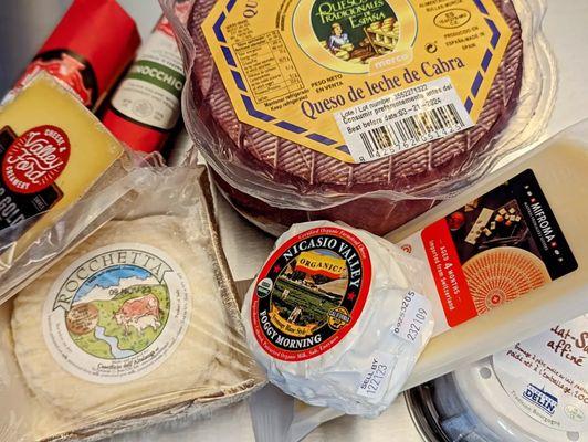 We carry dozens of local & international cheeses!