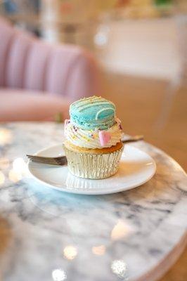 Wedding Cake Cupcake, photo by: EatLafayette