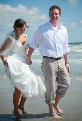 Cocoa Beach wedding.