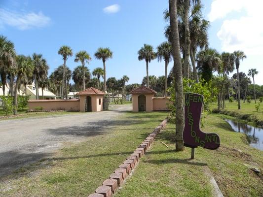 Teen Missions main entrance gate