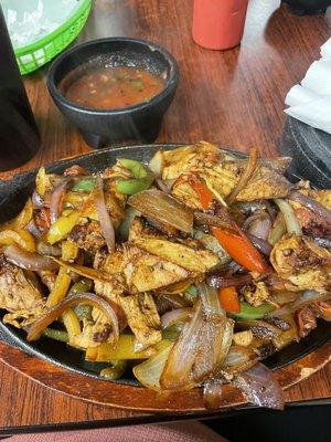 Chicken fajitas