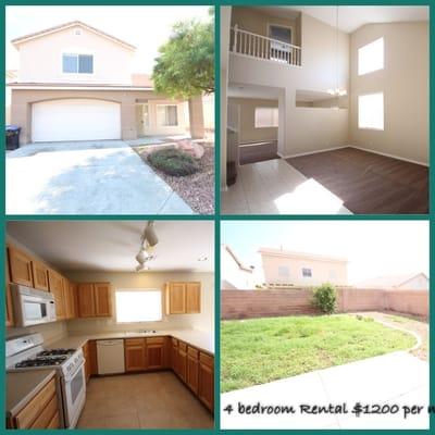 Beautiful 4 bedroom Rental. Price Reduced!! $1150