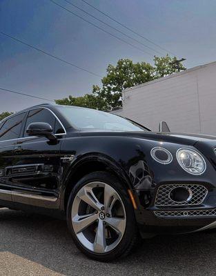 The Bentley Bentayga is available.