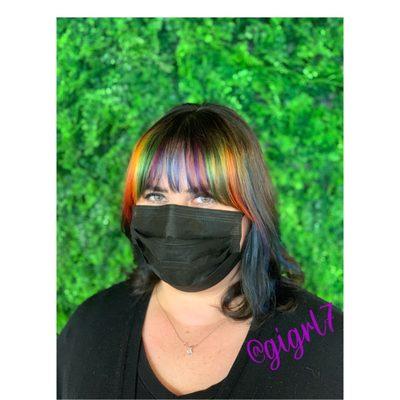 Rainbow hair