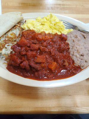 Chilli Colorado and Eggs