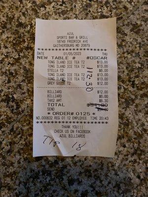 Receipt which doesn't make any sense