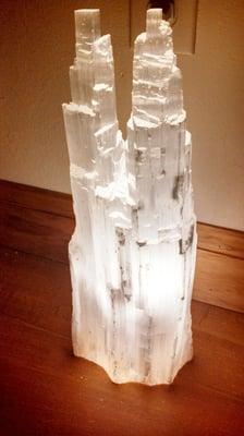 Selenite Lamps, Himalayan Lamps, Other crystal lamps