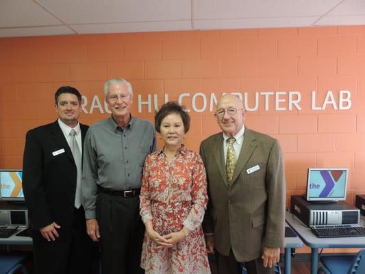 Grace Hu Computer Lab at the Los Cerritos YMCA