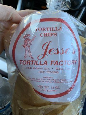 Best Tortilla Chips - 12 oz. Bag. $4