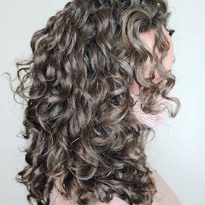 Curly Cut and Style by Kandace