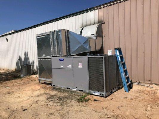 Carrier Commercial HVAC Installation